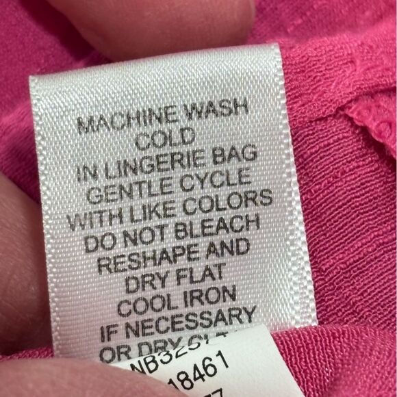 Spense | Women’s Elastic Scoop Neck Pink Top Blouse Tunic Boho Cottagecore Shirt - Picture 15 of 15